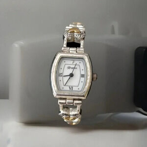 Brighton Womens Essex Heart Bracelet Watch New Battery Great Condition